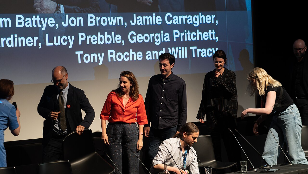 Succession Finale With Jesse Armstrong, Lucy Prebble, Tony Roche and writers of Succession and Firecrotch & Normcore (Sara Barron & Geoff Lloyd)- BFI So (2023)