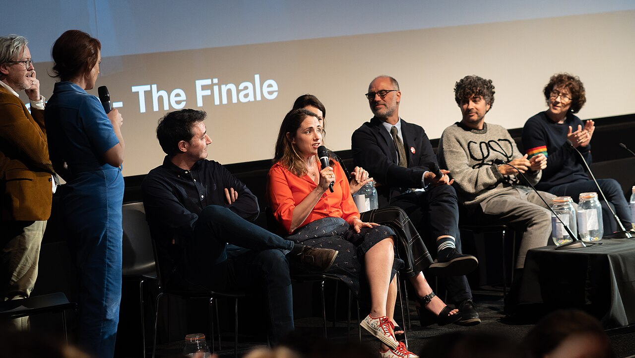 Succession Finale With Jesse Armstrong, Lucy Prebble, Tony Roche and writers of Succession and Firecrotch & Normcore (Sara Barron & Geoff Lloyd)- BFI So (2023)