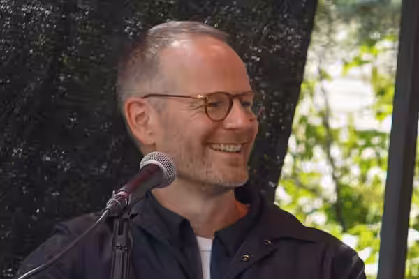 Joachim Trier at the 2025 Telluride Film Festival