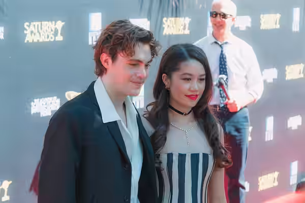 Jack Champion &amp; Trinity Jo-Li Bliss at the 53rd Saturn Awards (2026)