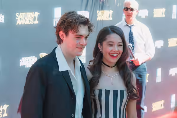 Jack Champion &amp; Trinity Jo-Li Bliss at the 53rd Saturn Awards (2026)