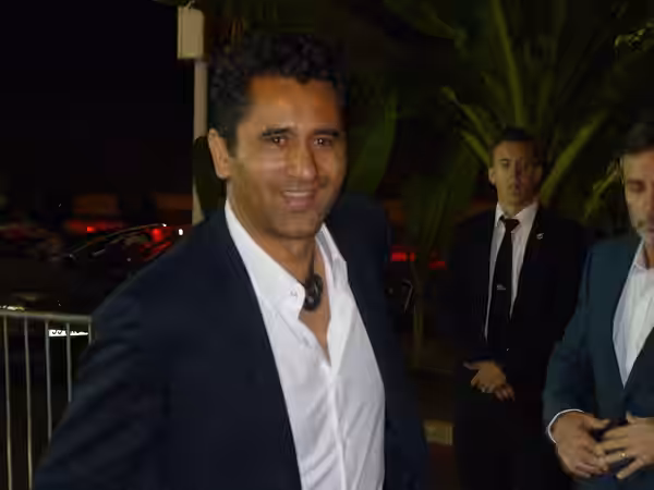 Cliff Curtis at the 2011 MIPCOM, in Cannes.