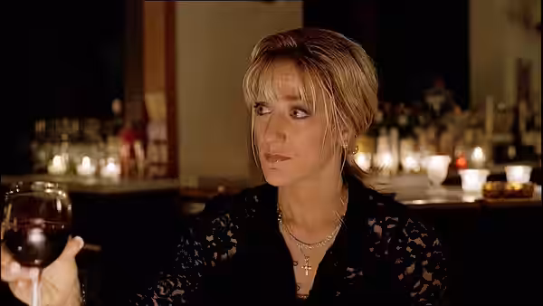 Edie Falco as Carmelo Soprano in "I Dream of Jeannie Cusamano" (2024)