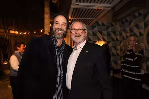Stephen E. Rivkin and Norman Jewison at the 2014 CFC in L.A. event.
