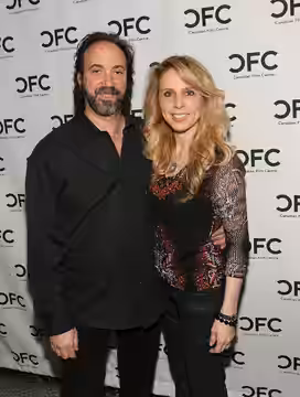 BEVERLY HILLS, CA - MARCH 09: Film Editor Stephen Rivkin and Dina Morrone attend The Canadian Film Centre cocktail reception celebrating the Telefilm Canada Fea (2011)