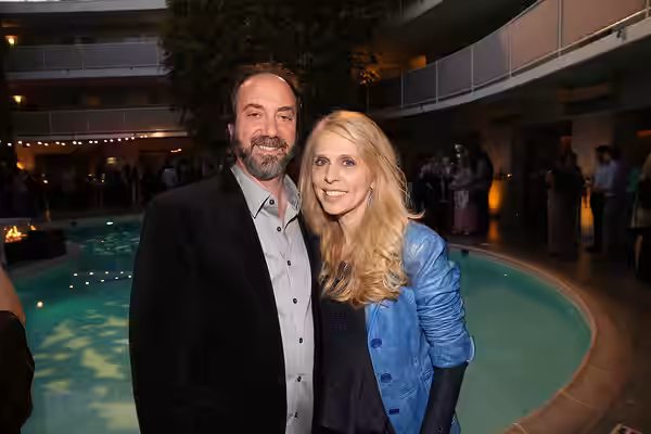 Stephen Rivkin and wife. Photos by: Jesse Grant (2015)