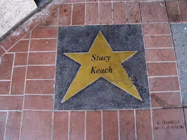Walk of fame at the Orpheum Theater in Memphis, Tennessee. Stacy Keach (2010)