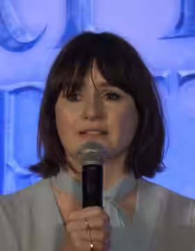 Emily Mortimer at a press conference for Mary Poppins Returns in November 2018