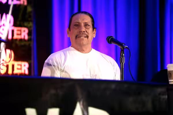 Danny Trejo speaking at the 2016 Mad Monster Arizona at the We-Ko-Pa Resort &amp; Conference Center in Scottsdale, Arizona. Please attribute to Gage Skidmore if