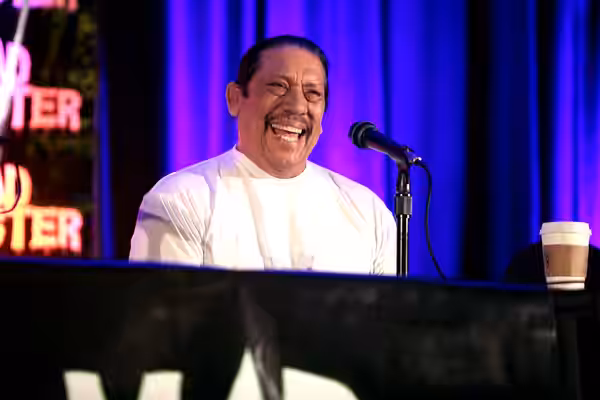 Danny Trejo speaking at the 2016 Mad Monster Arizona at the We-Ko-Pa Resort &amp; Conference Center in Scottsdale, Arizona. Please attribute to Gage Skidmore if