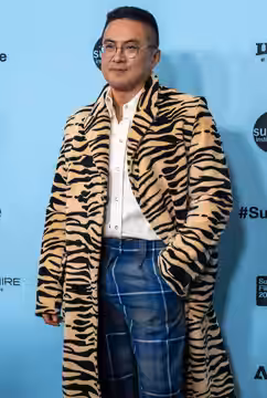 Bowen Yang at the red carpet for "The Wedding Banquet" at the 2025 Sundance Film Festival in Park City, Utah. Please attribute to Casey Nedelka if used elsewher