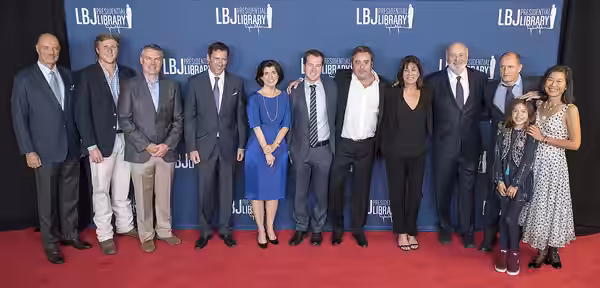 The LBJ Presidential Library in Austin, Texas, screened a new Rob Reiner film titled 'LBJ' on Saturday October 22, 2016. In this photo taken on the red carpet a