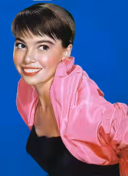 Leslie Caron from the cover of Eiga no Tomo (December 1953)
