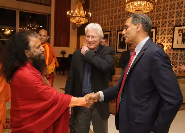 Ambassador Verma Hosts Dinner for Richard Gere - January 15, 2016