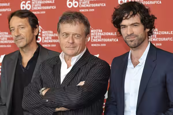 66ème Festival du Cinéma de Venise (Mostra), 4ème jour (05/09/2009) Photocall avec avec Romain duris, Jean-Hugues Anglade, Patrice Chéreau (réalisateur) pour le