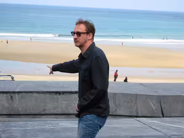 David Thewlis at San Sebastian Filmfestival 2008 presenting "The Boy in the Striped Pyjamas" directed by Mark Herman