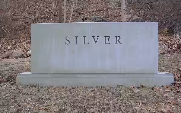 The headstone of Ron Silver in Westchester Hills Cemetery, Hastings-on-Hudson, NY (2013)