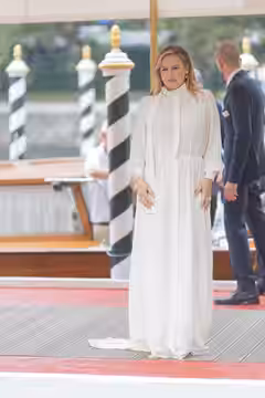 Alicia Silverstone, actress, at 82nd Venice International Film Festival in Venice, Italy for the film bugonia. (2025)