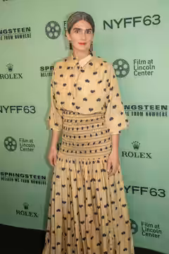 Gaby Hoffmann, actress, at the 63rd annual New York Film Festival at Lincoln Center in 2025 for the film Springsteen: Deliver Me from Nowhere