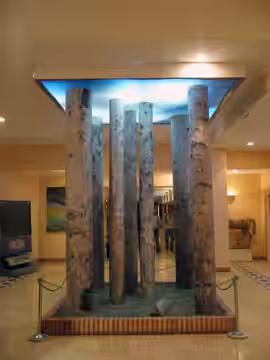 Installation art from Abbas Kiarostami Iranian film director (installed at Iran Art Organization). (2008)