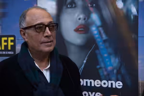 El director Iraní Abbas Kiarostami durante la inauguración del Festival de Cine IBAFF de Murcia, de 2013