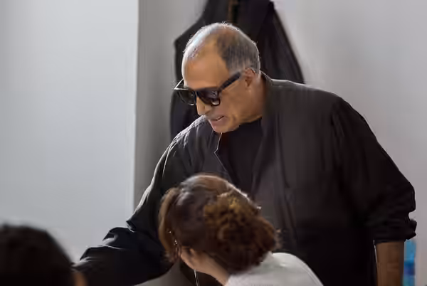 Abbas Kiarostami in A.K. Film Seminar in Murcia, 2013
