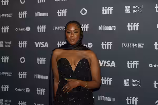 Moses Ingram, actor in the film 'The End', at the 2024 Toronto International Film Festival