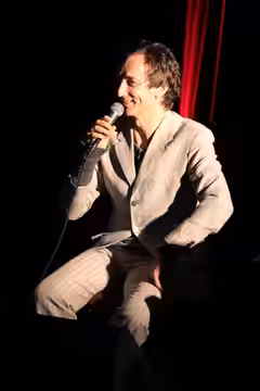 Volker Bertelmann alias Hauschka during a performance in The Sugar Club, Dublin in 2009