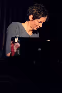 Volker Bertelmann alias Hauschka during a performance in The Sugar Club, Dublin in 2009