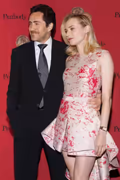 Demian Bechir and Diane Kruger at the 73rd Annual Peabody Awards for "The Bridge" (2014)