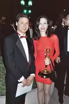 Clark and Bebe Neuwirth at the Governor's Ball following the 1991 Emmy Awards. NOTE: Permission granted to copy, publish, broadcast or post any of my photos, bu