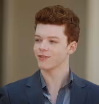 Cameron Monaghan at a ceremony for Felicity Huffman and William H. Macy to receive a star on the Hollywood Walk of Fame. (2012)