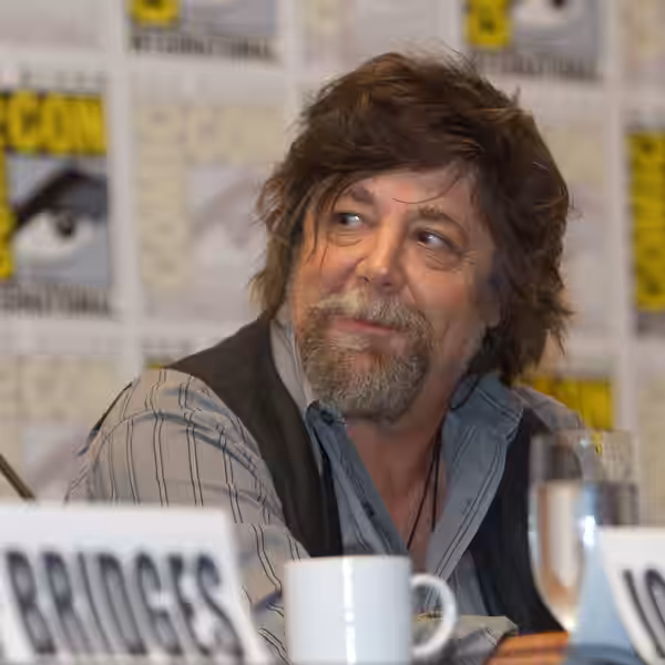 Director of the first Tron, Steven Lisberger. Taken at San Diego Comic-Con 2010