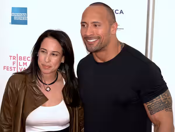 Dwayne Johnson and his ex-wife, Dany Garcia, at the 2009 Tribeca Film Festival. Photographer's blog post about this photo.