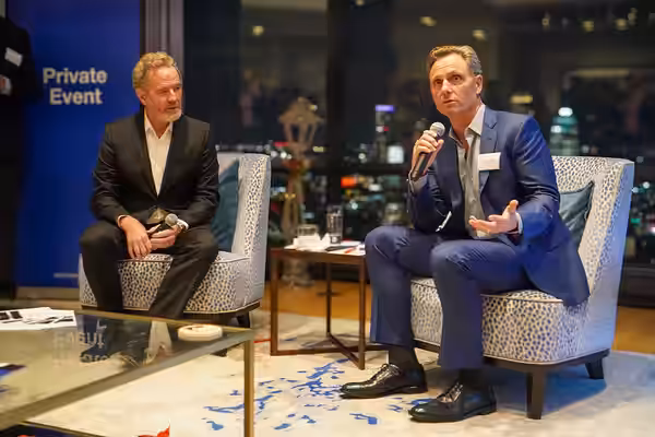BCG NY co-hosts a talkback with the National Theatre, featuring conversation between Bryan Cranston and Tony Goldwyn on 27 November 2023