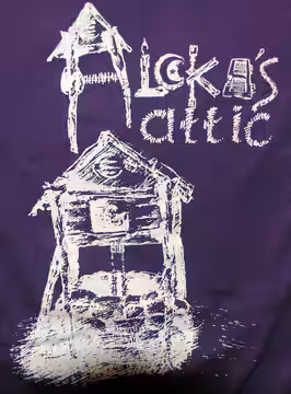 Alekas Attic T-Shirt Logo from Tour in 1991 design by Josh McKay