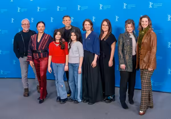 Nina Roza film crew at Berlin Film Festival 2026