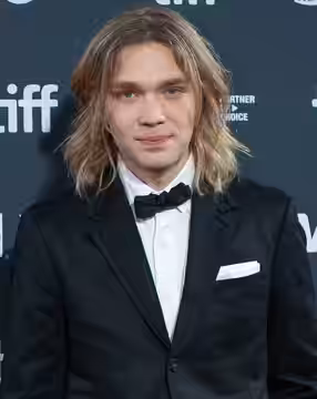 Charlie Plummer, actor in 'The Return', at the 2024 Toronto International Film Festival