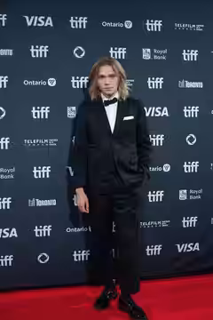 Charlie Plummer, actor in 'The Return', at the 2024 Toronto International Film Festival