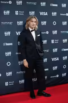 Charlie Plummer, actor in 'The Return', at the 2024 Toronto International Film Festival