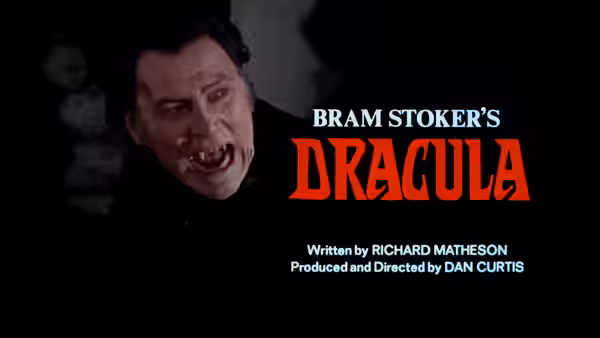 Screenshot from the trailer of Bram Stoker's Dracula (1973)