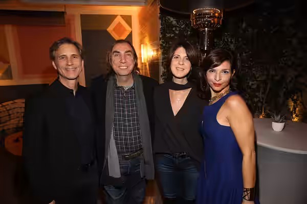 Michael Jewison, Pen Densham and Anita Camarata. Photo: Jesse Grant. (2017)