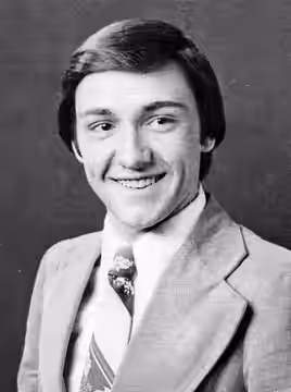 Kevin Spacey's senior yearbook portrait (1977)