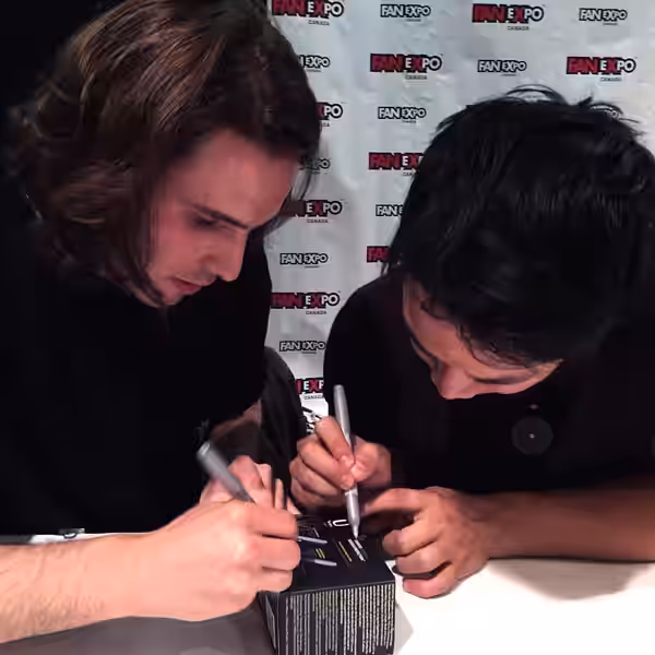 Double Signing #carmilla #FanExpo #TorontoTrip (2016)