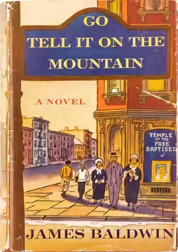 Front cover of the first edition of Go Tell It on the Mountain by James Baldwin (1953)