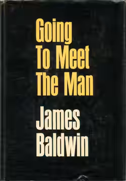 Front cover of the first edition of Going to Meet the Man by James Baldwin (1965)