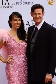 Matt Smith &amp; Laura Jayne Smith at the TV BAFTA red carpet 2026