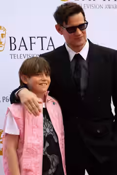 Matt Smith &amp; Rafael Mathé at the TV BAFTA red carpet 2026