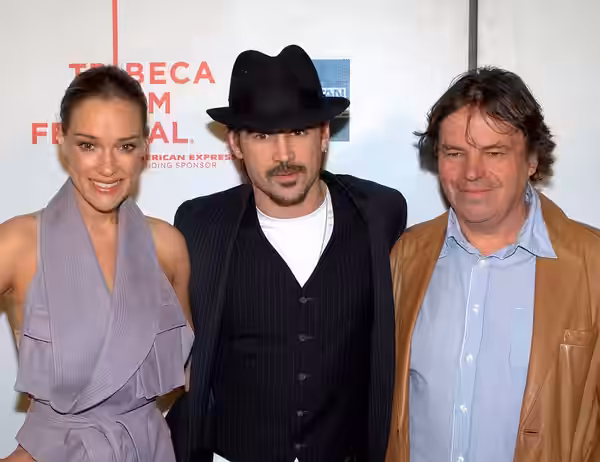 Alicja Bachleda-Curuś, Colin Farrell and Neil Jordan at the premiere of Ondine at the 2010 Tribeca Film Festival.