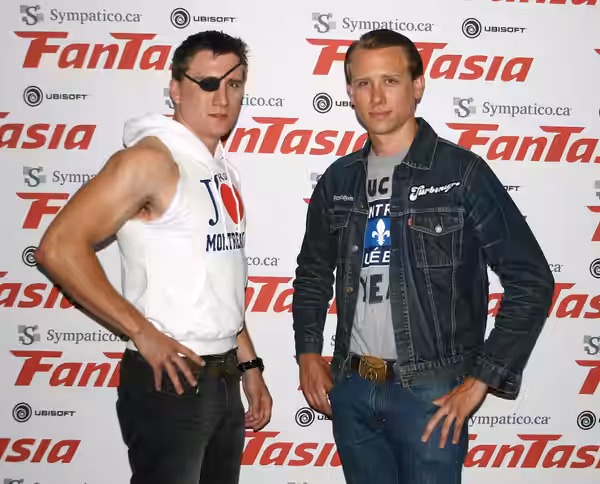 Brandon and Jason Trost live in person at the International Premiere of THE FP at Fantasia in Montreal. (2011)